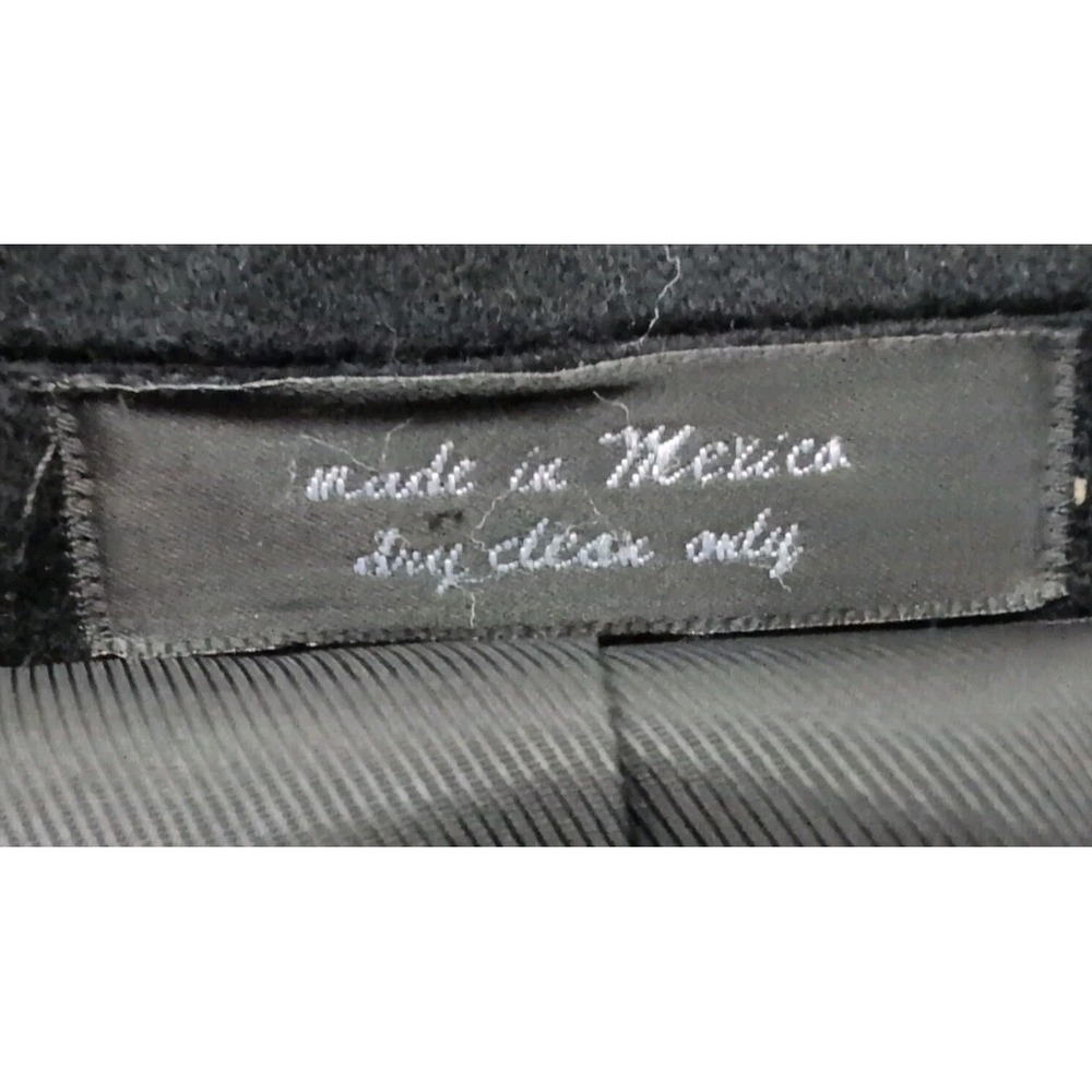 Andrew‎ Fezza Mens 100% Italian Cashmere Black Blazer Jacket 44R Sports Coat - Picture 9 of 9